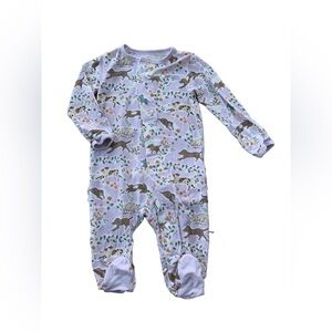 Magnetic Me Size 0-3 Months Best Fur-End Dog Print Modal Blend Sleeper Pajamas